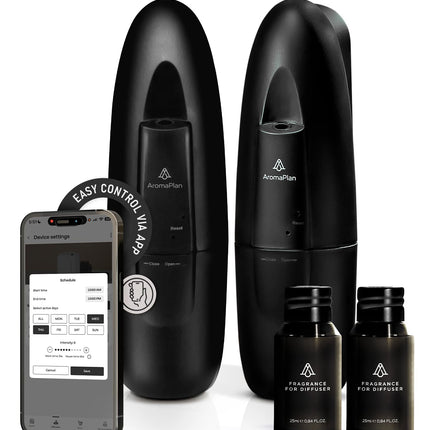 AromaPlan 5-Star Waterless Diffuser Kit – 2 Fragrances Included (2025)