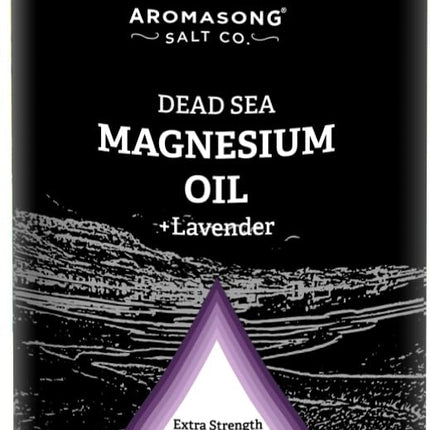 Aromasong Magnesium Spray Lavender – Extra Strength 23mg per Spritz | 32 oz Refill | Made in USA