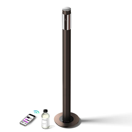 AROMASOUL 40-Inch Waterless Diffuser – App-Controlled, 2000 sq ft Coverage, Brown