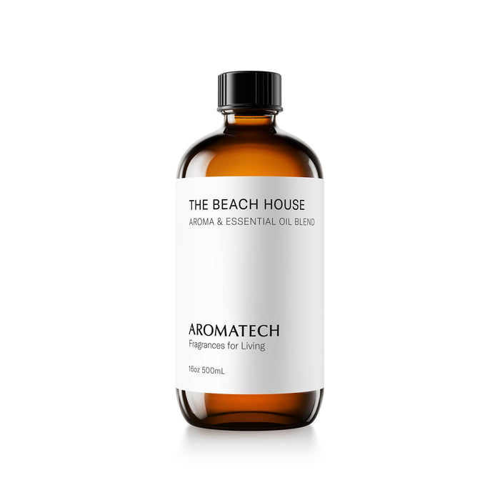 AromaTech The Beach House – Luxury Hotel Inspired Essential Oil Blend (16 oz / 500 mL)