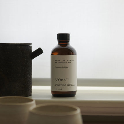 AromaTech The Hotel & White Tea & Thyme Set – 120 ml Diffuser Oils