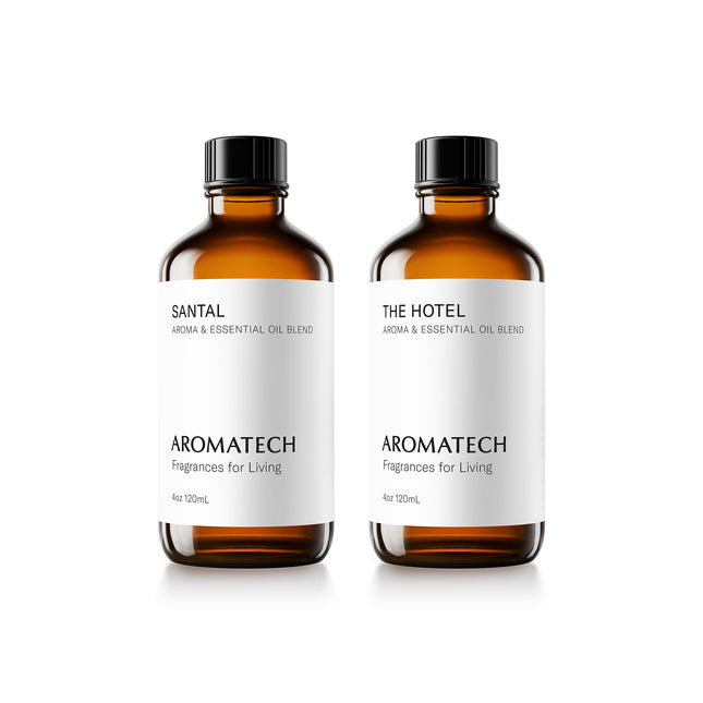 AromaTech Santal & The Hotel Set – 120ml Gift Diffuser Oils