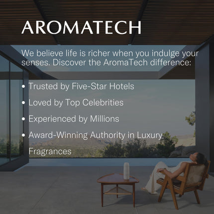 AromaTech White Tea & Bamboo Premium Aroma Oil – 60 mL for Ultrasonic & Nebulizing Diffusers
