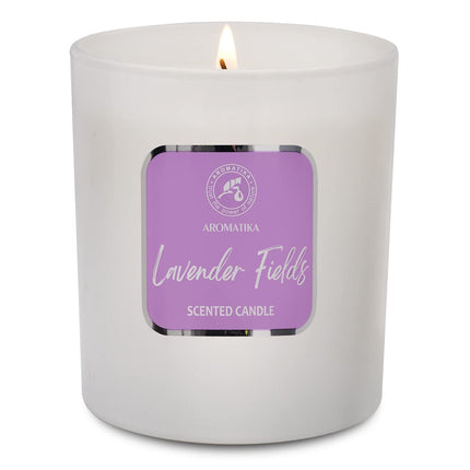 AROMATIKA Lavender Fields Scented Soywax Candle | Up to 45 Hours Burn Time