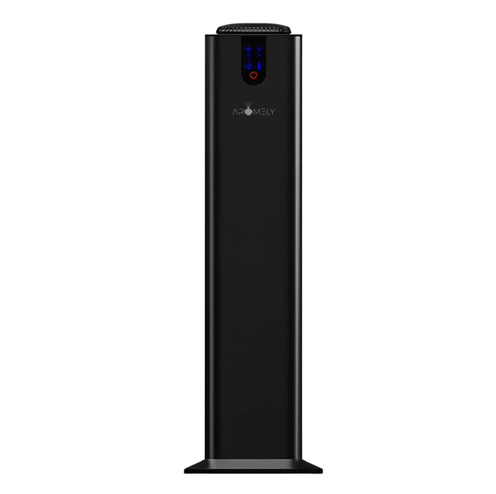 AROMELY Smart Bluetooth Scent Diffuser | App-Controlled Nebulizing Diffuser up to 3,000 sq ft (Black)