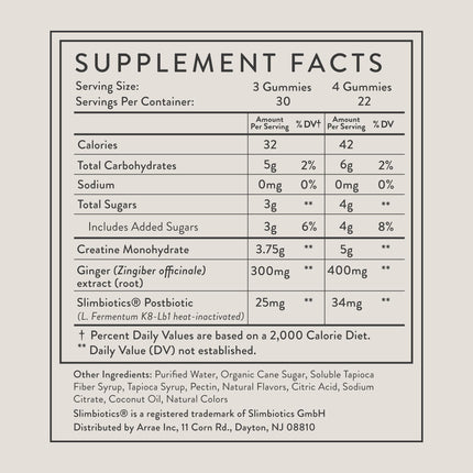 Arrae Tone Gummies – Creatine Monohydrate 5g for Women | Lean Muscle, Recovery & Strength | Mixed Berry, 90 Count