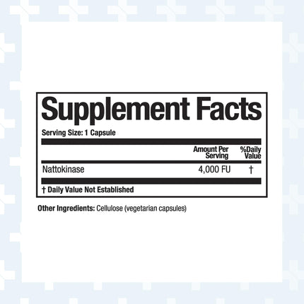 Nattovena Nattokinase – Arthur Andrew Medical, Double Strength 4,000 FU (180 caps)