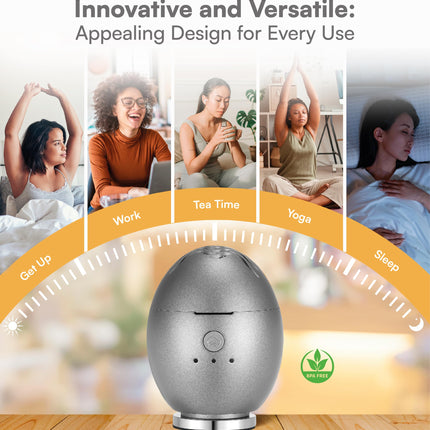 Artronic Orbby Aroma Diffuser – Waterless Cordless Mini Diffuser for Home, Office & Travel