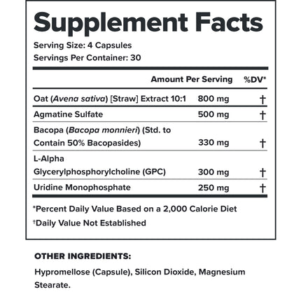 LEGION Ascend Nootropic | All-Natural Brain Support + Alpha-GPC