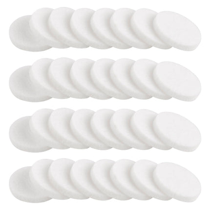 AUEAR 100-Pack White Round Mini Diffuser Refill Pads for Necklace Pendant