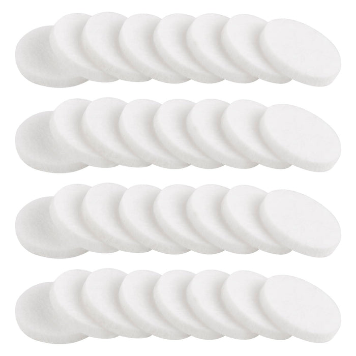 AUEAR 100-Pack White Round Mini Diffuser Refill Pads for Necklace Pendant