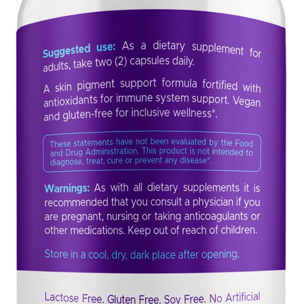Aura Vitamins Vitiligo Capsules 60 Count | Support Skin Pigmentation & Reduce White Spots