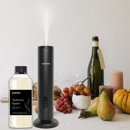 Scentia Autumn Spice Essential Oil – 500ml Fall Pumpkin Spice Diffuser Oil for Home, Halloween & Thanksgiving Décor