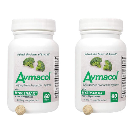 AVMACOL® 120 Sulforaphane with Myrosinase – 2 Bottle Value Pack