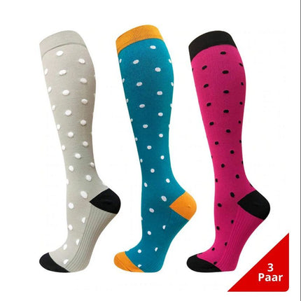 Ladies running stretch compression sports socks
