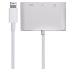 Maplin Lightning Camera Download Adapter SD / MicroSD Card Reader & USB-A Port