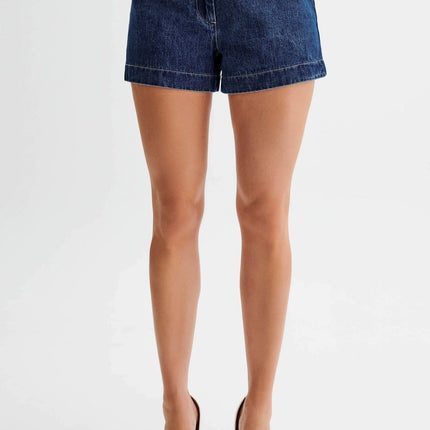 Denim Fashion Casual Sleeveless Women's Suit