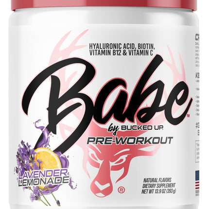Babe Pre Workout for Women – Lavender Lemonade | 30 Servings, 13.9 oz