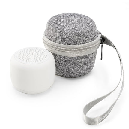 Babelio Portable White Noise Machine + Grey Travel Case | Pocket-Sized Sleep & Focus for All Ages