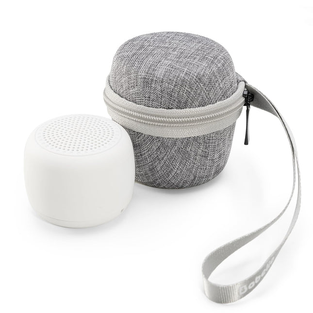 Babelio Portable White Noise Machine + Grey Travel Case | Pocket-Sized Sleep & Focus for All Ages