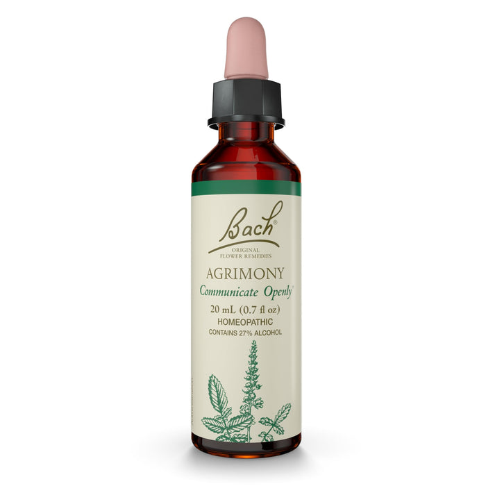 Bach Agrimony - Communicate Openly | Original Flower Remedies 20mL Dropper