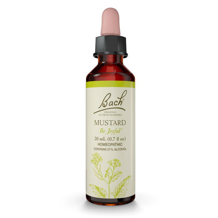 Bach Original Flower Remedies Mustard – Be Joyful | 20mL Dropper