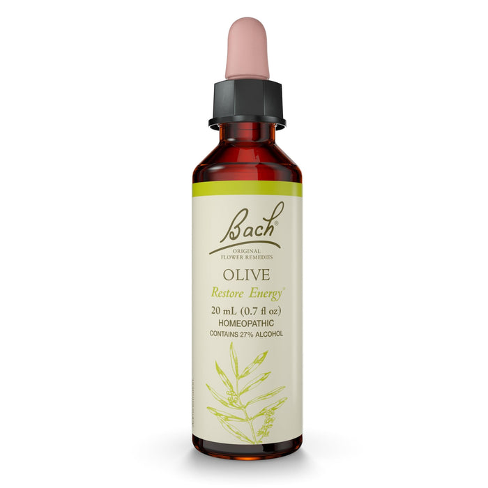 Bach Olive Flower Remedy – Restore Energy (20mL Dropper) | Vegan & Gluten-Free