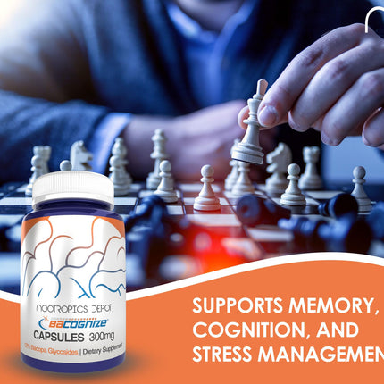 BaCognize Bacopa Monnieri Capsules – 300mg, 240 Count | Nootropic Brain Booster