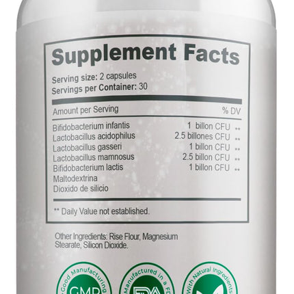 Bacterium Plus, Natural Product, Vegetarian Capsules, General Well-Being - 60 Count - Pack of 1