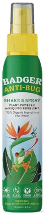 Badger Bug Spray – All-Natural, DEET-Free Family Insect Repellent (4 oz)