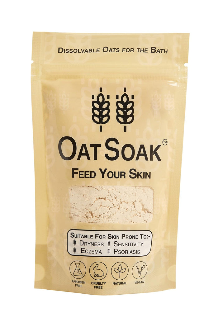 Bare Boutique OatSoak Colloidal Oatmeal Bath Additive – Fragrance Free, 100% Scottish Oats