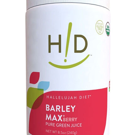 BarleyMax Berry Green Juice Powder – Hallelujah Diet, 8.5 oz (60 Day Supply)