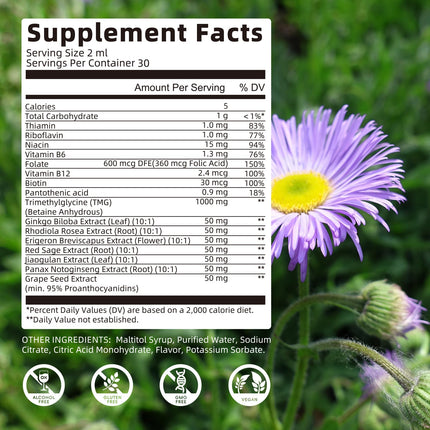 BBEEAAUU TMG Supplements 1000MG Liquid Drops – High-Absorption Betaine for Methylation, Liver & Cognitive Support