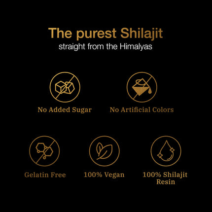 Be Bodywise Himalayan Shilajit Gummies Gold – Lab Tested, Sugar Free