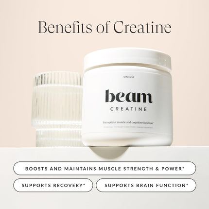 Beam Creatine Powder – Third-Party Tested Micronized Creatine Monohydrate