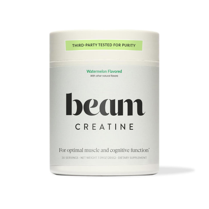Beam Creatine Powder – Third-Party Tested, Micronized Creatine Monohydrate, Watermelon, 30 Servings