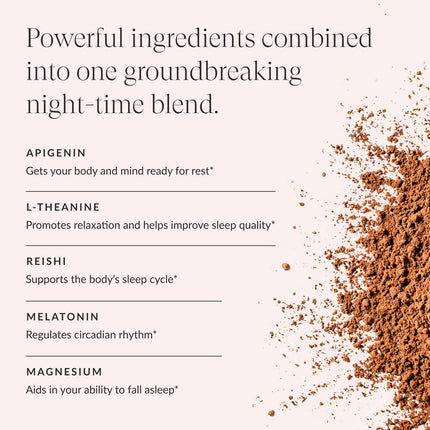 Beam Dream Sleep Powder – L-Theanine, Apigenin, Reishi & Magnesium | Natural Sleep Support