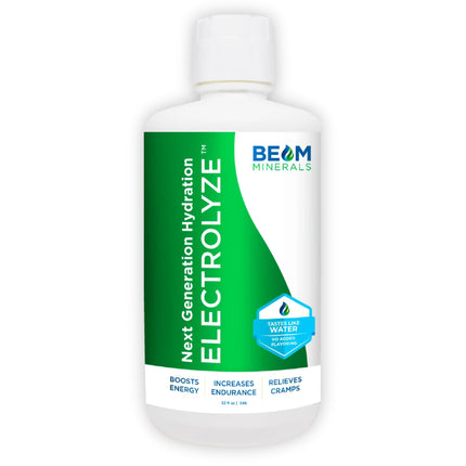 BEAM Minerals Electrolyze | Liquid Electrolyte Replenishment | All The Electrolytes, Without All The Salt | 32 fl Oz