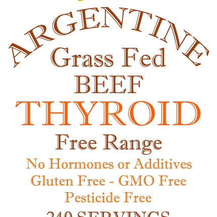 Beef Thyroid Powder – Grass-Fed & Finished Argentine (4.2 oz)