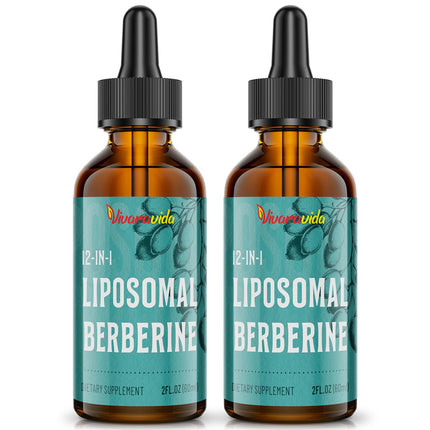 Vivaravida Berberine HCl Drops 3000 mg | Liposomal Berberine HCl Liquid