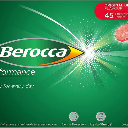 Berocca Performance Original Berry - 45 Effervescent Tablets | Energy & Focus