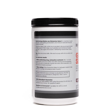 Beverly International Glutamine Select – 60 Servings | L-Glutamine & BCAAs