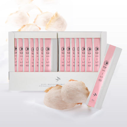 BI-SU Extract Jelly Sticks – Rose Swiftlet Nest, Collagen & Vitamin C, 30 PCS
