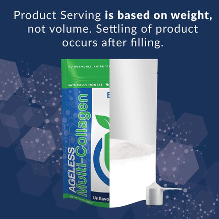 BioTrust Ageless Multi Collagen Powder – 5 Types: I II III V X | Unflavored Collagen Powder