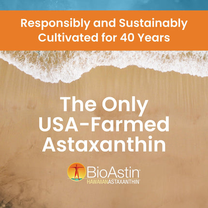 Nutrex BioAstin Hawaiian Astaxanthin 4mg – 120 Softgels | Non-GMO & Gluten-Free