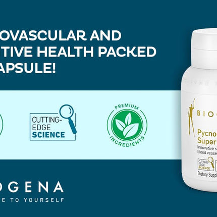 Biogena Pycnogenol 100 mg Gold – Pine Bark Extract for Blood Circulation