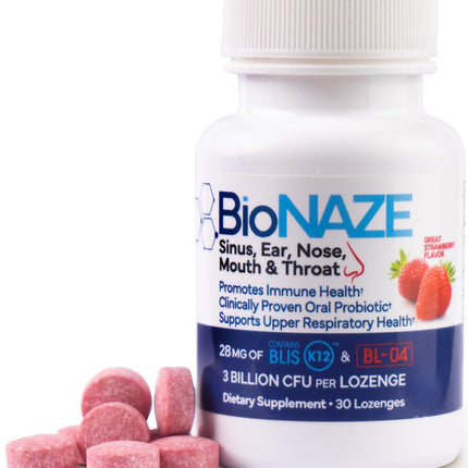 Bionaze BLIS K12 & BL-04 Oral Probiotic – 30 Count | Oral & Respiratory Support