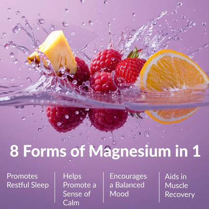 BIOptimizers Magnesium Breakthrough Drink – 8 Magnesium Forms, Electrolytes, Sleep Support & Recovery