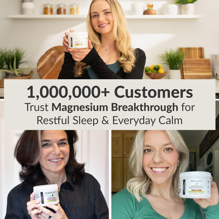 BIOptimizers Magnesium Breakthrough Drink – 8 Magnesium Forms, Electrolytes, Tart Cherry, Sleep & Recovery