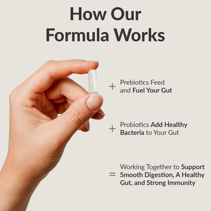 BIOptimizers Probiotic Breakthrough – Lactobacillus Plantarum OM Probiotics & Prebiotics for Gut, Digestive & Immune Support | 60 Vegan Capsules